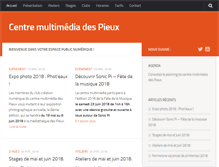 Tablet Screenshot of centremultimedia.lespieux.fr